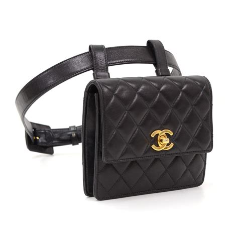 chanel quilted bag cream|chanel waist bag vintage.